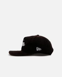 New Era Detroit Lions 'Washed Black NFL Golfer' Corduroy Golfer Snapback Washed Black