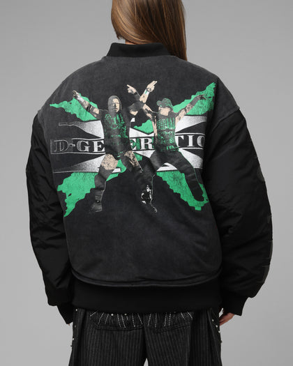 Loiter X WWE DX Generation Bomber Jacket Black