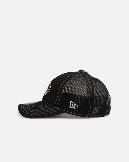 New Era San Francisco 49ers 'Contrast Chrome' 9TWENTY Casual Trucker Strapback Black