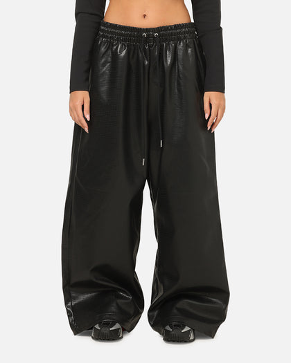 Jordan Women's Jumpman Flight Faux-Leather Pants Black