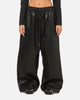 Jordan Women's Jumpman Flight Faux-Leather Pants Black