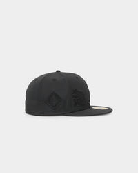 New Era Atlanta Braves 'Triple Black Multi Logo Prolight' World Series 59FIFTY Fitted Black/Black