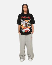 Ed Hardy Brave Hearts T-Shirt Black