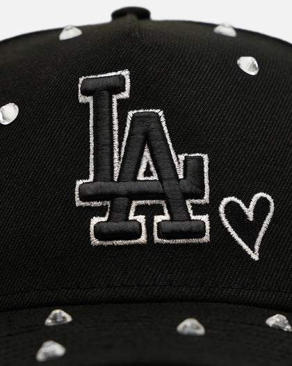 New Era Los Angeles Dodgers 'Black Satin Hearts' 9FORTY A-Frame Snapback Black