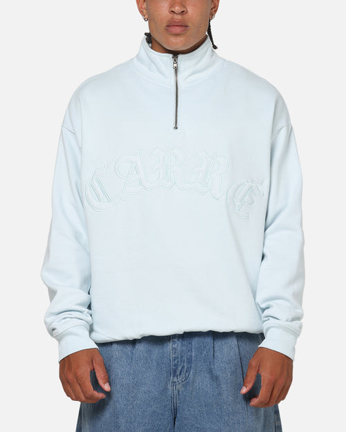 Carre Gridlock 1/4 Zip Crewneck Light Blue