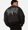 Loiter Shadow Cropped Bomber Jacket Black