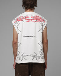 Loiter Dogpound Muscle T-Shirt Off White