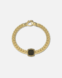 Guess Mainline Back To Black Octagon Bracelet Gold