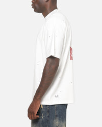 Saint Morta Saints Marked Boxy T-Shirt Off White
