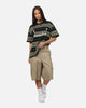 Carre Collective Stripe T-Shirt Black/Olive