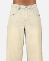 Ed Hardy Wide Leg Skull Jeans Sage