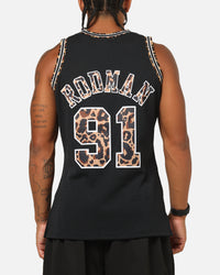 Mitchell & Ness Chicago Bulls Dennis Rodman 'Leopard' Swing Jersey Black/Leopard