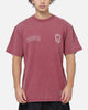 Bleacher Athletic Brisbane Broncos NRL Attrition Washed T-Shirt Burgundy