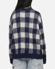 Carre Ombre Knitted Jumper Navy Plaid