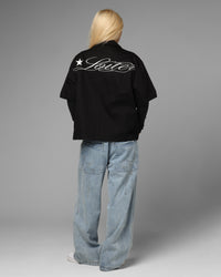 Loiter Daytona Button Up Shirt Black