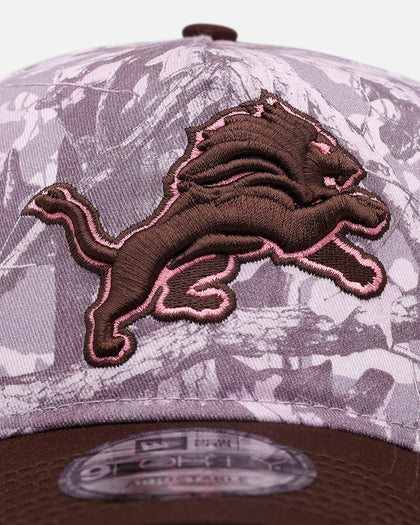 New Era Detroit Lions 'Pink Tree Camo' 9FORTY A-Frame Snapback Pink