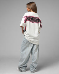 Loiter Airbrush Boxy T-Shirt White