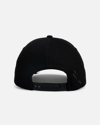 New Era New York Yankees 'Applique Distressed' 9FORTY A-Frame Snapback Black/White