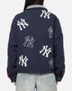 Majestic Athletic New York Yankees Paint Splat Carpenter Jacket Indigo