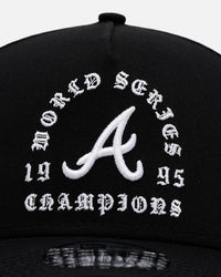 New Era Atlanta Braves 'Gothic Arch 2.0' 9FORTY A-Frame Snapback Black/White