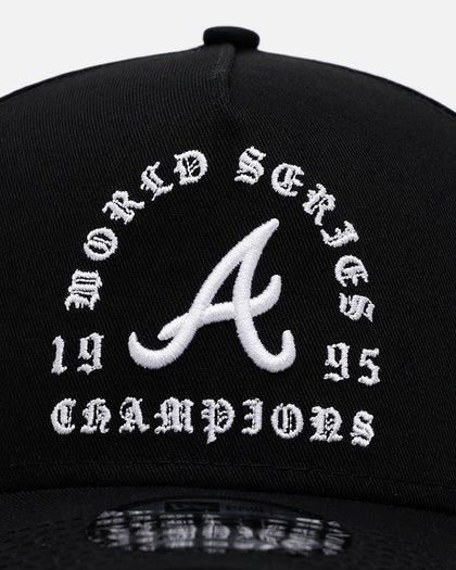 New Era Atlanta Braves 'Gothic Arch 2.0' 9FORTY A-Frame Snapback Black/White