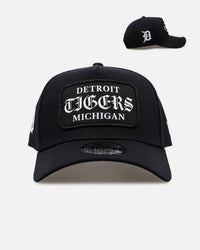 New Era Detroit Tigers 'Gothic Patch' 9FORTY A-Frame Snapback Black