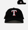 New Era Texas Rangers 'Black Cord' 9FORTY A-Frame Corduroy Snapback Black