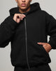 American Thrift Zip Hoodie Black