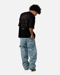 Saint Morta Divine Duty Mock Neck T-Shirt Black
