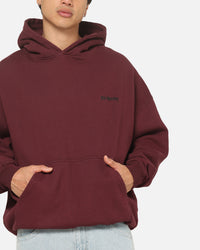Ed Hardy Sacred Heart Hoodie Burgundy