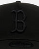 New Era Boston Red Sox 'Easy Black' 9FORTY A-Frame Snapback Black/Black