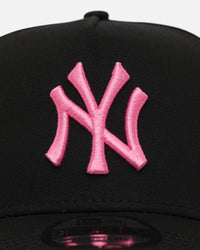New Era New York Yankees 'Black Pink' 9FORTY A-Frame Snapback Black/Pink