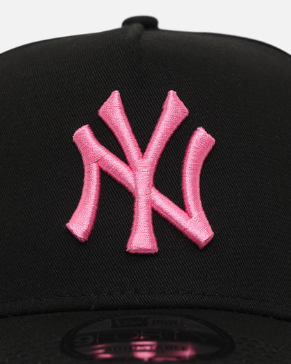 New Era New York Yankees 'Black Pink' 9FORTY A-Frame Snapback Black/Pink