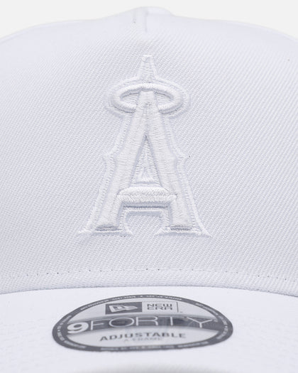 New Era Los Angeles Angels 'Easy White' 9FORTY A-Frame Snapback White/White