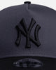 New Era New York Yankees 'Graphite Black' 9FORTY A-Frame Snapback Black/Grey