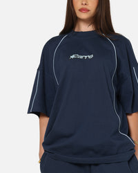 Carre International Star T-Shirt Navy