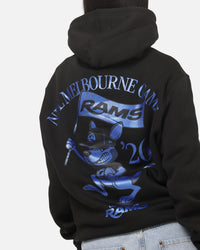 New Era Los Angeles Rams Kangaroo Flag Hoodie Black