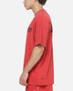 Saint Morta Destruct Boxy T-Shirt Vintage Washed Red