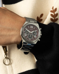 Guess Mainline Equity Watch Silver/Red