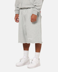 Ed Hardy Baggy Fleece Shorts Grey Marle