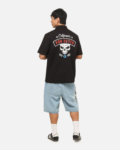 Von Dutch California Button Up Shirt Black