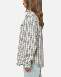Dickies Poplin Wellsville Long Sleeve Shirt Egret