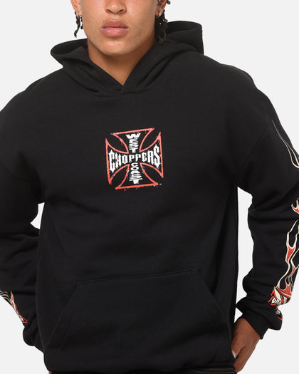 West Coast Choppers Forever Flames Hoodie Black