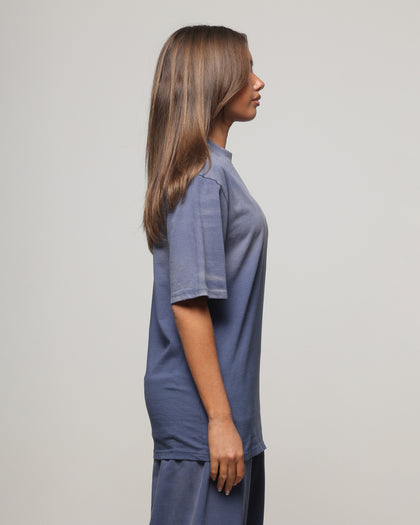 American Thrift Short Sleeve T-Shirt Washed Blue