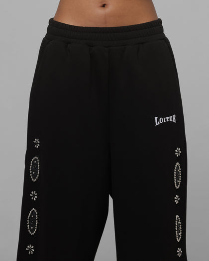 Loiter Rodeo Sweat Shorts Black