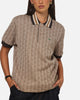 Lacoste Monogram Classic Fit Polo T-Shirt Crossiant/Cookie