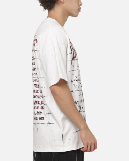 Saint Morta World Tour Boxy T-Shirt Off White