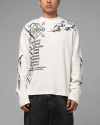 Loiter Cyber Thermal Long Sleeve T-Shirt Off White