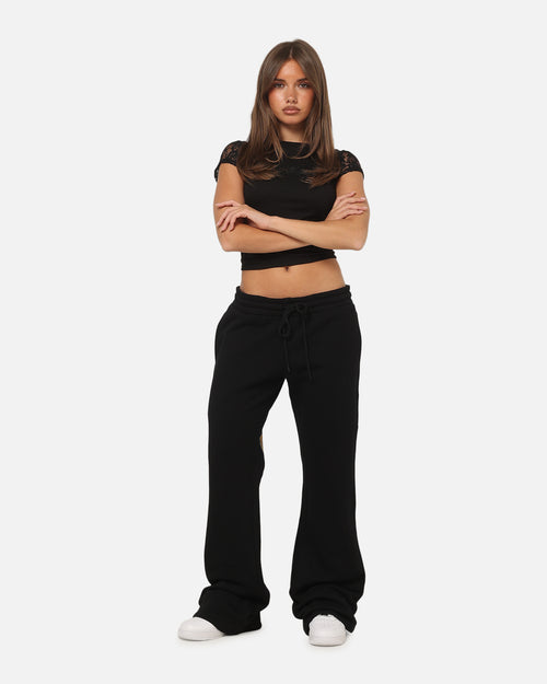 Ed Hardy Women's Afterburn Flare Trackpants Black