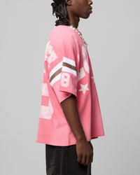 Loiter Star Jersey T-Shirt Pink